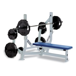HAMMER STRENGTH Olympic Bench Weight Storage